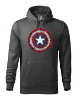 Pánská mikina s potiskem Kapitán Amerika - mikina pro fanoušky Marvel