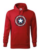 Pánská mikina s potiskem Kapitán Amerika - mikina pro fanoušky Marvel