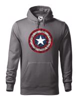 Pánská mikina s potiskem Kapitán Amerika - mikina pro fanoušky Marvel