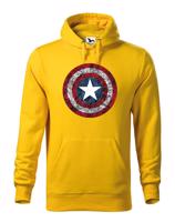 Pánská mikina s potiskem Kapitán Amerika - mikina pro fanoušky Marvel