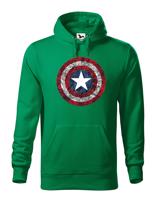 Pánská mikina s potiskem Kapitán Amerika - mikina pro fanoušky Marvel