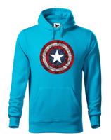 Pánská mikina s potiskem Kapitán Amerika - mikina pro fanoušky Marvel