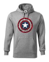 Pánská mikina s potiskem Kapitán Amerika - mikina pro fanoušky Marvel