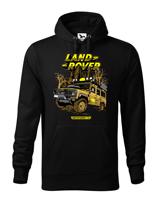 Pánská mikina s potiskem Land Rover Camel  - tričko pro milovníky aut