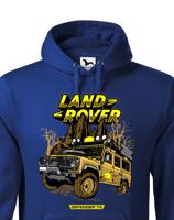 Pánská mikina s potiskem Land Rover Camel  - tričko pro milovníky aut