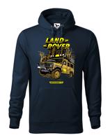 Pánská mikina s potiskem Land Rover Camel  - tričko pro milovníky aut