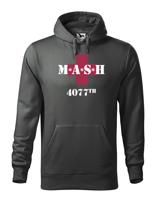 Pánska mikina s potiskem legendárního seriálu MASH 4077
