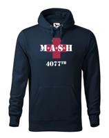 Pánska mikina s potiskem legendárního seriálu MASH 4077