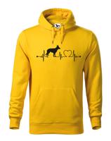 Pánská mikina s potiskem Německého ovčáka - skvělý darek pro milovníky psů