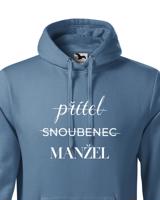 Pánská mikina s potiskem Přítel - Snoubenec - Manžel
