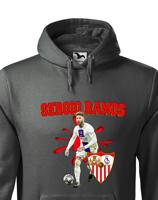 Pánská mikina s potiskem Sergio Ramos -  pánské tričko pro milovníky fotbalu