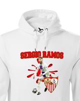 Pánská mikina s potiskem Sergio Ramos -  pánské tričko pro milovníky fotbalu