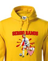 Pánská mikina s potiskem Sergio Ramos -  pánské tričko pro milovníky fotbalu