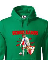 Pánská mikina s potiskem Sergio Ramos -  pánské tričko pro milovníky fotbalu