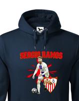 Pánská mikina s potiskem Sergio Ramos -  pánské tričko pro milovníky fotbalu