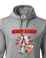 Pánská mikina s potiskem Sergio Ramos -  pánské tričko pro milovníky fotbalu