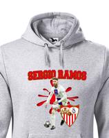 Pánská mikina s potiskem Sergio Ramos -  pánské tričko pro milovníky fotbalu