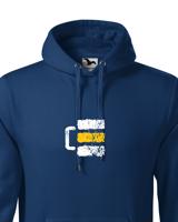 Pánská mikina s potiskem turistické pivní značky - ideální turistická mikina pro pivaře