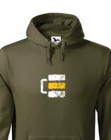 Pánská mikina s potiskem turistické pivní značky - ideální turistická mikina pro pivaře