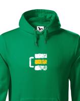 Pánská mikina s potiskem turistické pivní značky - ideální turistická mikina pro pivaře