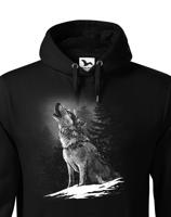 Pánská mikina s potiskem vlka - dárek pro milovníky vlka