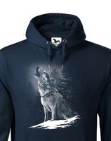 Pánská mikina s potiskem vlka - dárek pro milovníky vlka