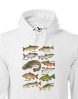 Pánská mikina s rybami