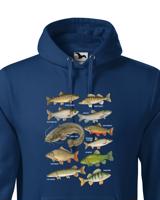 Pánská mikina s rybami