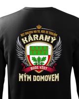 Pánská mikina s voliteľným mestom  - vlastenecká mikina