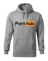 Pánská mikina s vtipným potiskem Pornhub - vtipný dárek na narozeniny