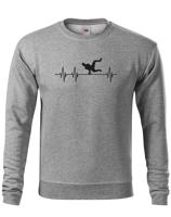 Pánská mikina - Tep Parkuru- ideální dárek