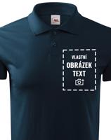 Pánská polokošile / triko s límečkem s vlastním potiskem - doručení už do 24 h