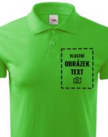 Pánská polokošile / triko s límečkem s vlastním potiskem - doručení už do 24 h