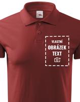 Pánská polokošile / triko s límečkem s vlastním potiskem - doručení už do 24 h