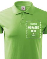 Pánská polokošile / triko s límečkem s vlastním potiskem - doručení už do 24 h