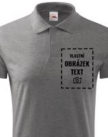 Pánská polokošile / triko s límečkem s vlastním potiskem - doručení už do 24 h