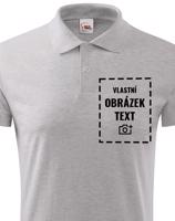 Pánská polokošile / triko s límečkem s vlastním potiskem - doručení už do 24 h