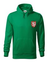 Pánská vlastenecká mikina s potiskem českého lva - dárek na narozeniny