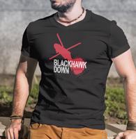 Pánské army tričko Black Hawk Down - Černý jestřáb sestřelen