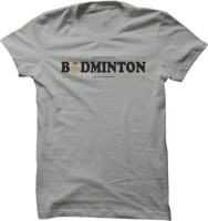 Pánské badmintonové tričko Badminton Label