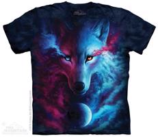 Pánské batikované triko The Mountain - Where Light & Dark Meet Velikost: XXL 10-4963