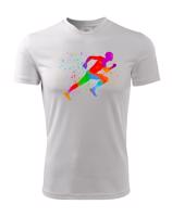 Pánské běžecké tričko s potiskem běžce - tričko pro milovníky běhu