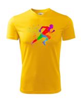 Pánské běžecké tričko s potiskem běžce - tričko pro milovníky běhu