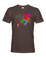 Pánské běžecké tričko s potiskem běžce - tričko pro milovníky běhu