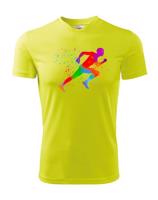 Pánské běžecké tričko s potiskem běžce - tričko pro milovníky běhu