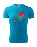 Pánské běžecké tričko s potiskem běžce - tričko pro milovníky běhu