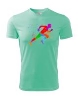 Pánské běžecké tričko s potiskem běžce - tričko pro milovníky běhu