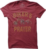 Pánské bikerské tričko Bikers prayer