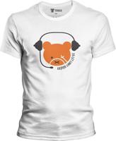 Pánské bílé tričko DKC - Linka Důvěry