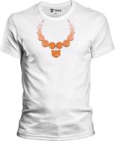 Pánské bílé tričko DKC - Náhrdelník